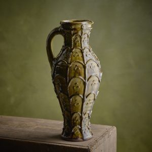 Tall applique baluster jug