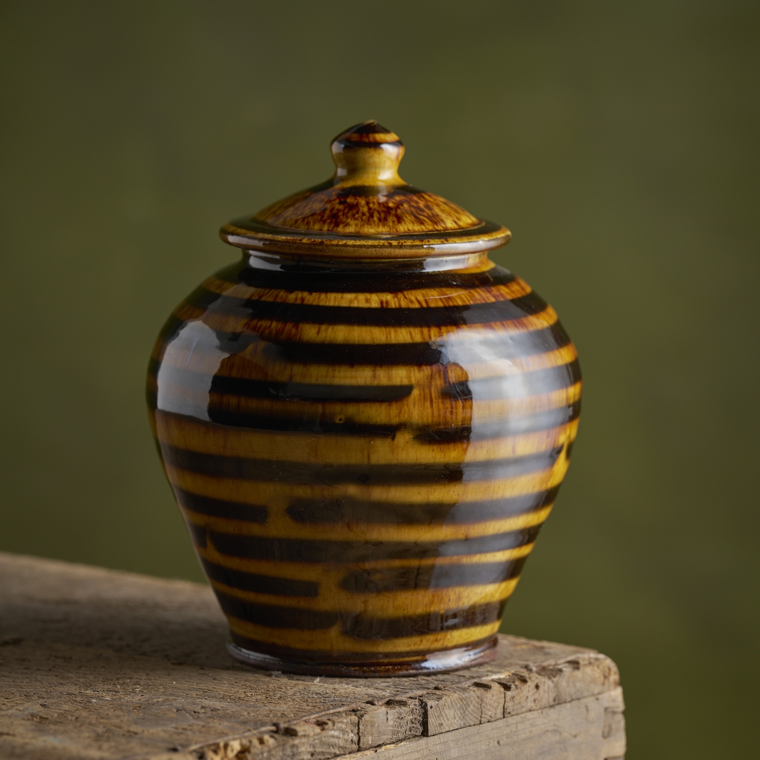 Stripey jar