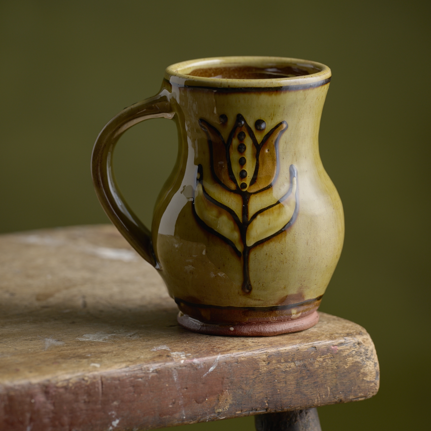 Tulip mug, green