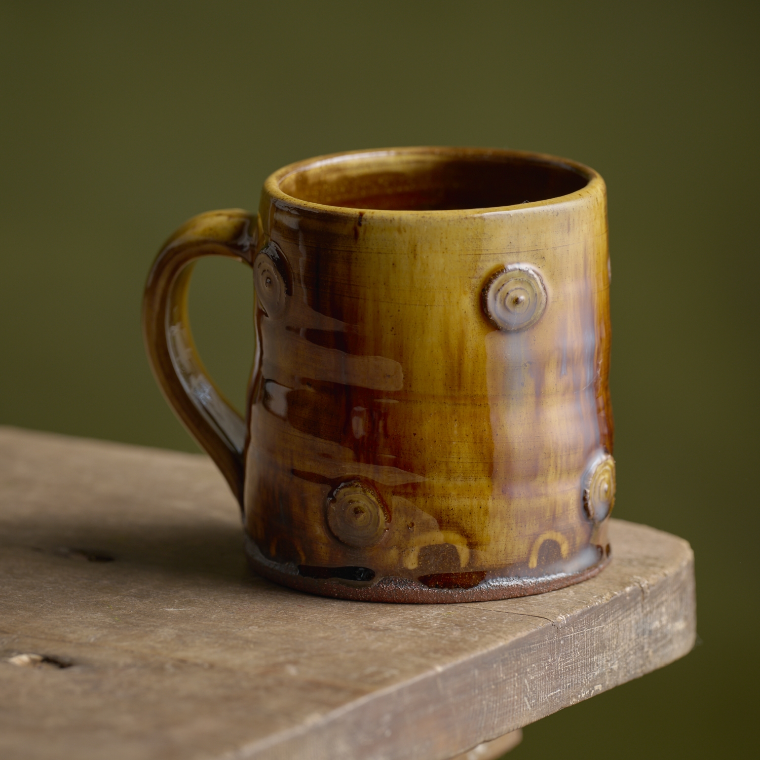 Swirl sprig mug