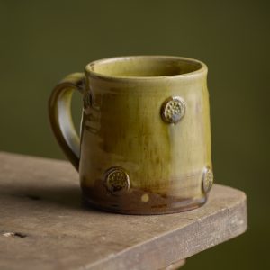 Tiny dots sprig mug