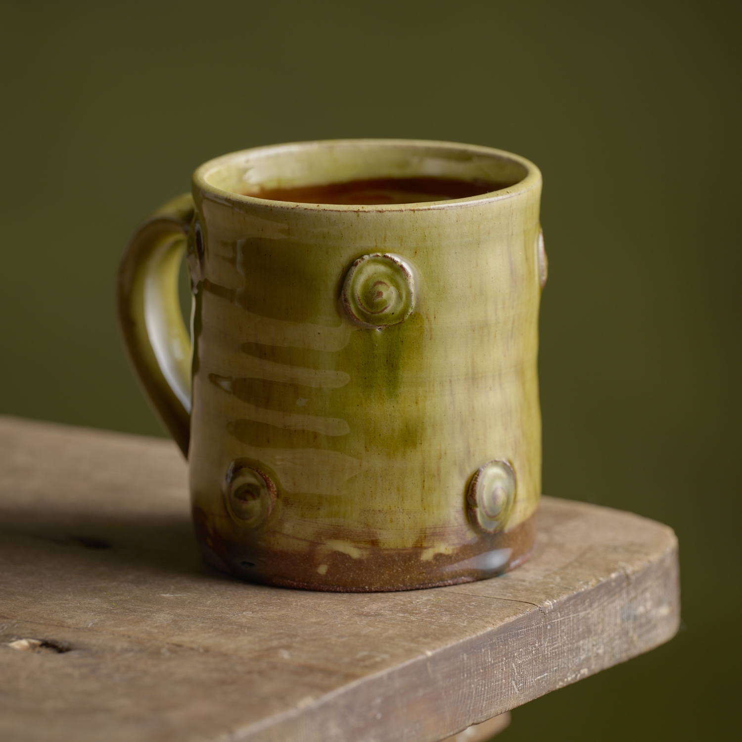 Swirl sprig mug