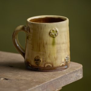 Dots & cross sprig mug